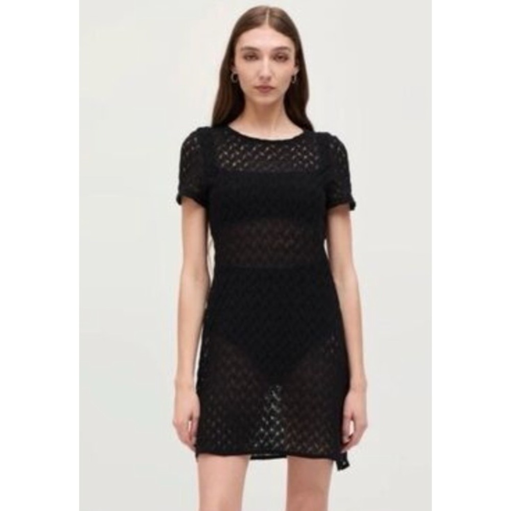 Hill House Palma Knit Dress in Black sz M
